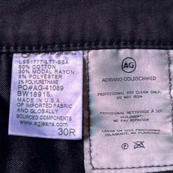 Adriano Goldschmied AG The Farrah High-Rise Skinny Ankle Black 30R - Picture 8 of 13